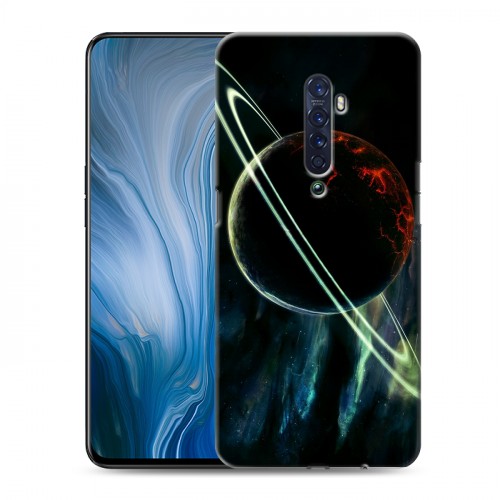 Дизайнерский пластиковый чехол для OPPO Reno2 Z Сатурн