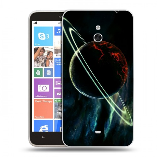 Дизайнерский пластиковый чехол для Nokia Lumia 1320 Сатурн