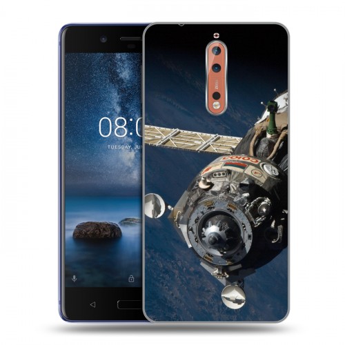 Дизайнерский пластиковый чехол для Nokia 8 Орбита