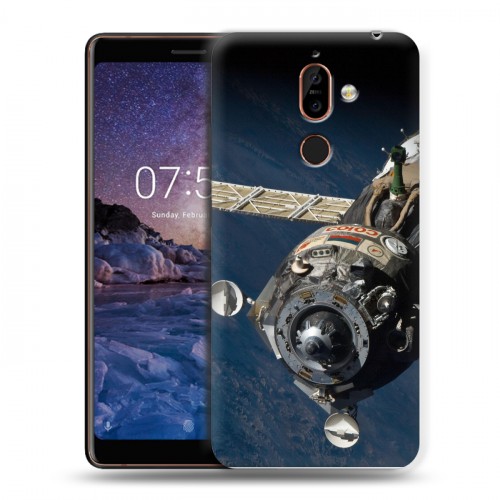 Дизайнерский пластиковый чехол для Nokia 7 Plus Орбита