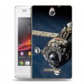 Дизайнерский пластиковый чехол для Sony Xperia E Орбита