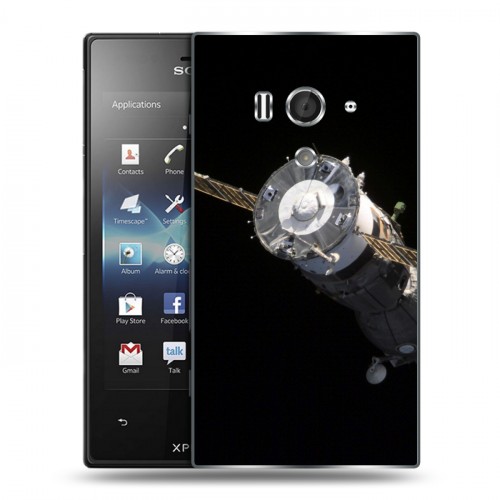 Дизайнерский пластиковый чехол для Sony Xperia acro S Орбита