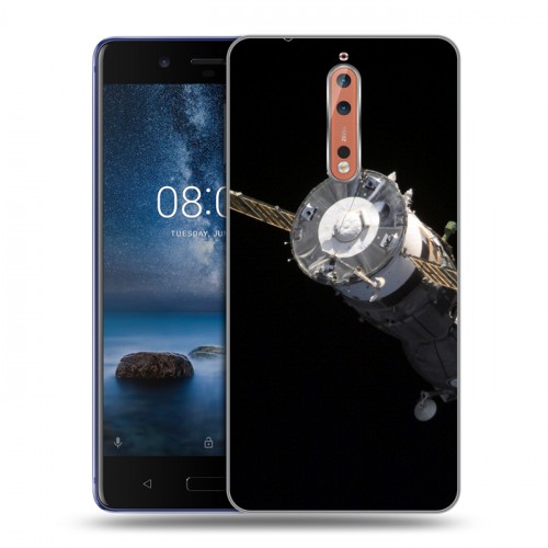 Дизайнерский пластиковый чехол для Nokia 8 Орбита