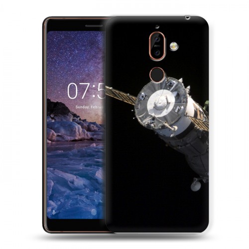 Дизайнерский пластиковый чехол для Nokia 7 Plus Орбита