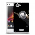 Дизайнерский пластиковый чехол для Sony Xperia L Орбита