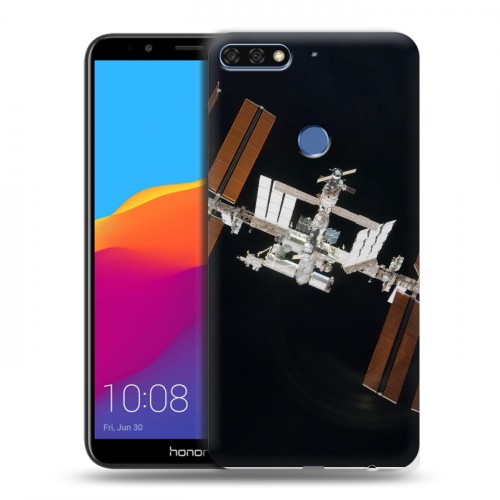 Дизайнерский пластиковый чехол для Huawei Honor 7C Pro Орбита