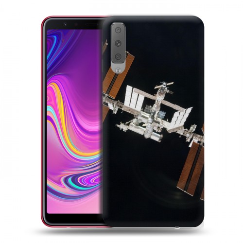 Дизайнерский силиконовый с усиленными углами чехол для Samsung Galaxy A7 (2018) Орбита