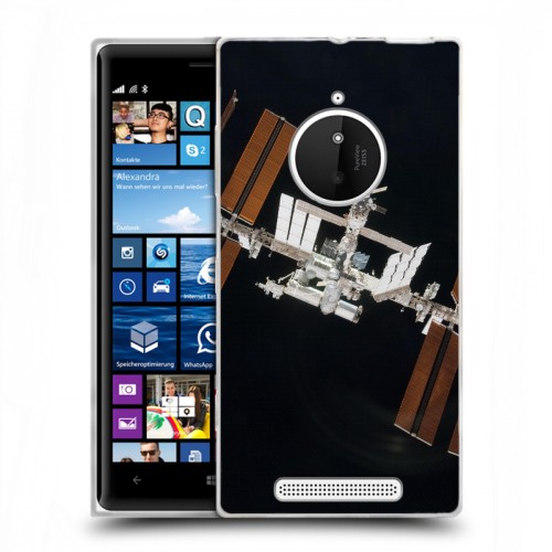 Дизайнерский пластиковый чехол для Nokia Lumia 830 Орбита