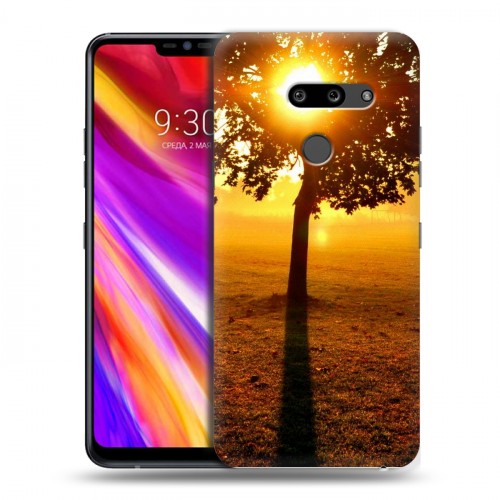 Дизайнерский пластиковый чехол для LG G8 ThinQ Солнце