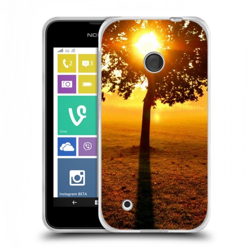 Дизайнерский пластиковый чехол для Nokia Lumia 530 Солнце