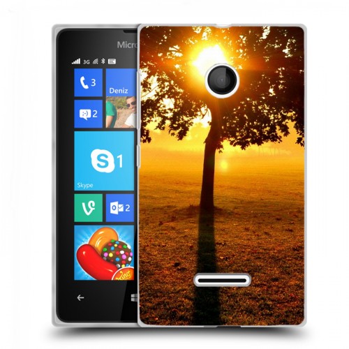 Дизайнерский пластиковый чехол для Microsoft Lumia 435 Солнце