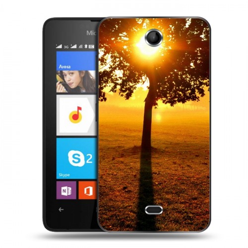 Дизайнерский силиконовый чехол для Microsoft Lumia 430 Dual SIM Солнце