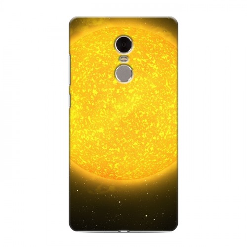 Дизайнерский силиконовый чехол для Xiaomi RedMi Note 4 Солнце