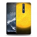 Дизайнерский пластиковый чехол для Nokia 5.1 Солнце