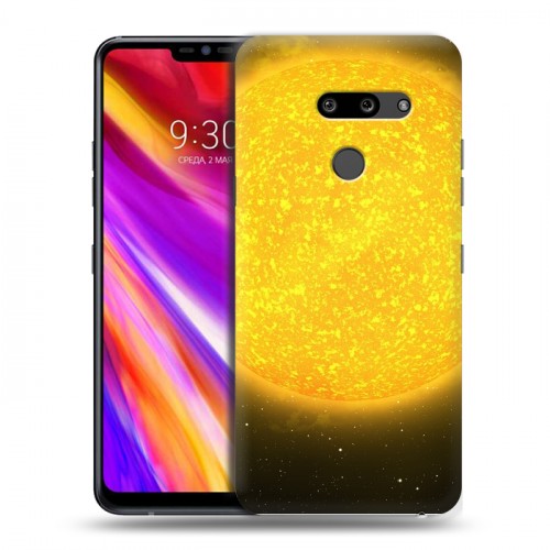 Дизайнерский пластиковый чехол для LG G8 ThinQ Солнце