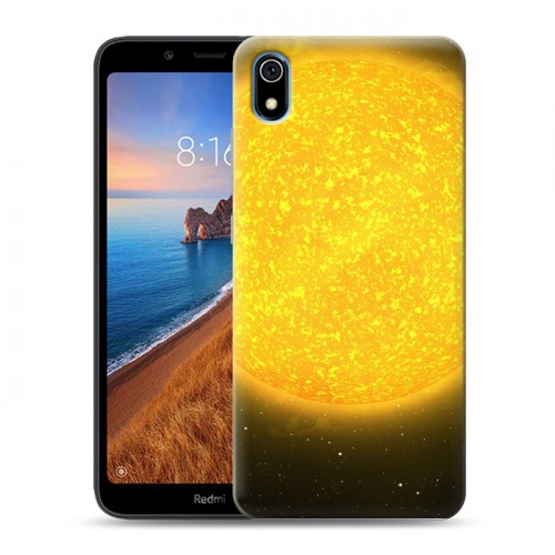 Дизайнерский силиконовый чехол для Xiaomi RedMi 7A Солнце