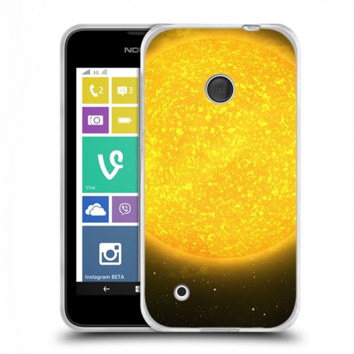 Дизайнерский пластиковый чехол для Nokia Lumia 530 Солнце