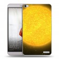 Дизайнерский пластиковый чехол для Huawei MediaPad X2 Солнце