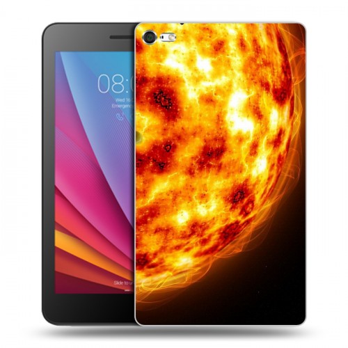 Дизайнерский силиконовый чехол для Huawei MediaPad T2 7.0 Pro Солнце