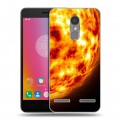 Дизайнерский силиконовый чехол для Lenovo K6 Солнце