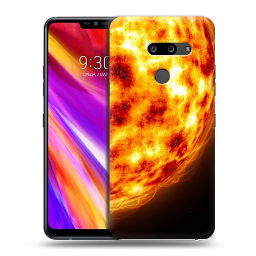 Дизайнерский пластиковый чехол для LG G8 ThinQ Солнце