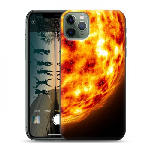 Дизайнерский пластиковый чехол для Iphone 11 Pro Солнце