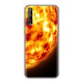 Дизайнерский силиконовый чехол для Huawei Y8p Солнце