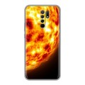 Дизайнерский силиконовый чехол для Xiaomi RedMi 9 Солнце