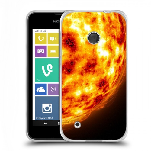 Дизайнерский пластиковый чехол для Nokia Lumia 530 Солнце