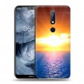 Дизайнерский пластиковый чехол для Nokia 6.1 Plus Солнце