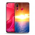 Дизайнерский пластиковый чехол для Huawei Nova 4 Солнце