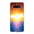 Дизайнерский пластиковый чехол для Samsung Galaxy S10 Plus Солнце