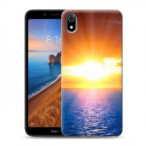 Дизайнерский силиконовый чехол для Xiaomi RedMi 7A Солнце