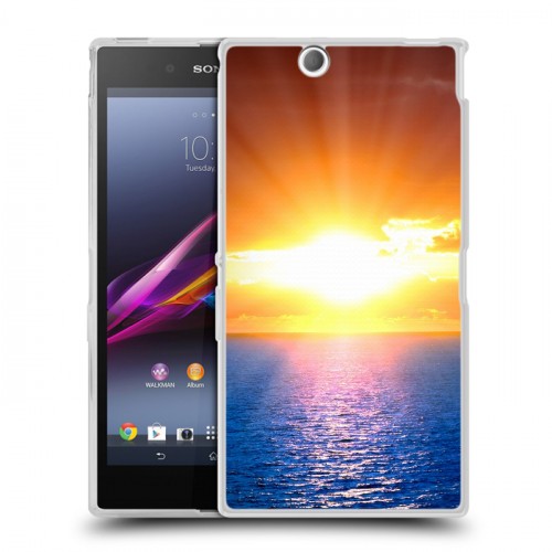 Дизайнерский пластиковый чехол для Sony Xperia Z Ultra  Солнце