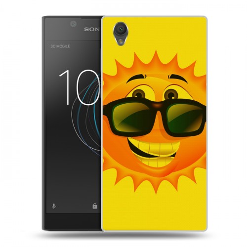 Дизайнерский пластиковый чехол для Sony Xperia L1 Солнце