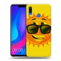 Дизайнерский пластиковый чехол для Huawei Nova 3 Солнце