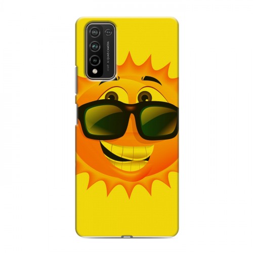 Дизайнерский пластиковый чехол для Huawei Honor 10X Lite Солнце