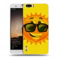 Дизайнерский силиконовый чехол для Huawei Honor 6 Plus Солнце