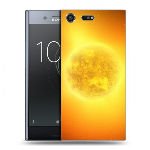 Дизайнерский силиконовый чехол для Sony Xperia XZ Premium Солнце