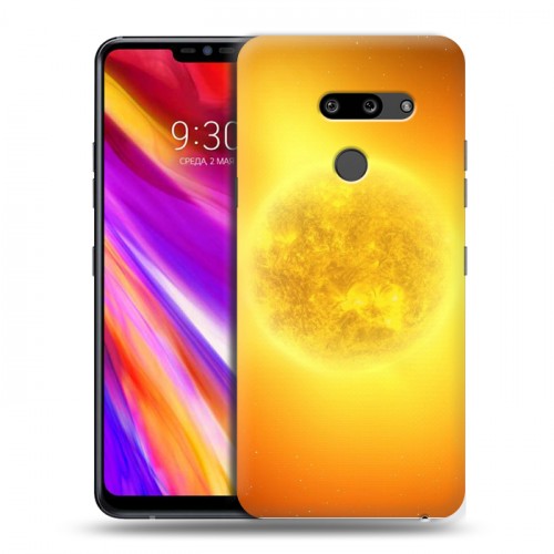 Дизайнерский пластиковый чехол для LG G8 ThinQ Солнце