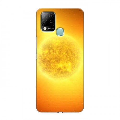 Дизайнерский силиконовый чехол для Infinix Hot 10S Солнце