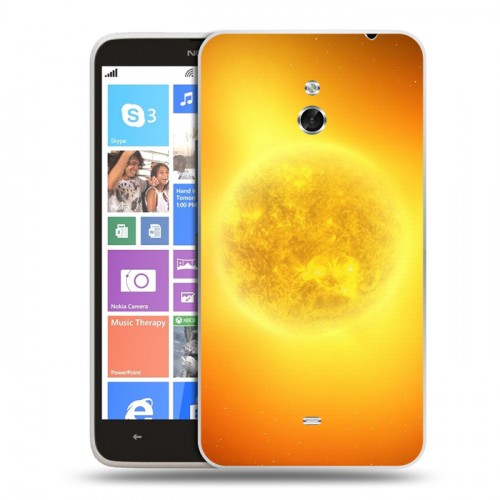 Дизайнерский пластиковый чехол для Nokia Lumia 1320 Солнце