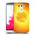 Дизайнерский пластиковый чехол для LG G3 (Dual-LTE) Солнце