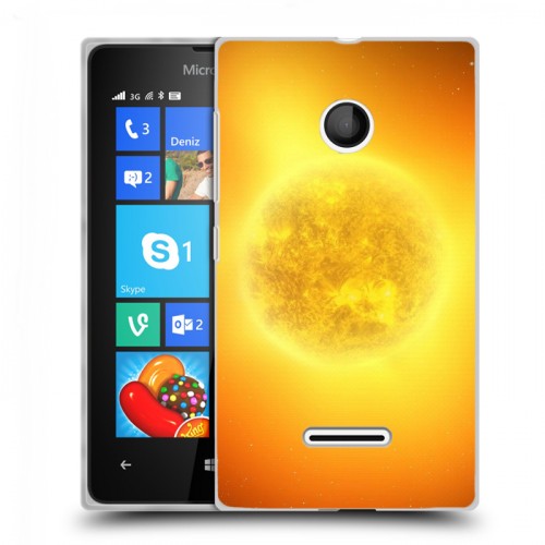 Дизайнерский пластиковый чехол для Microsoft Lumia 435 Солнце