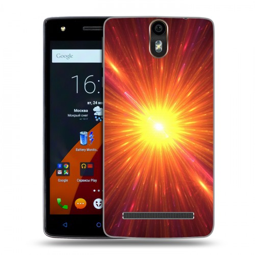 Дизайнерский силиконовый чехол для Wileyfox Storm Солнце