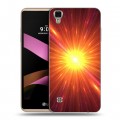 Дизайнерский пластиковый чехол для LG X Style Солнце