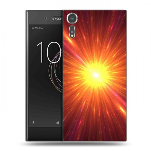 Дизайнерский пластиковый чехол для Sony Xperia XZs Солнце