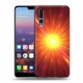 Дизайнерский силиконовый с усиленными углами чехол для Huawei P20 Pro Солнце