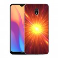 Дизайнерский силиконовый с усиленными углами чехол для Xiaomi RedMi 8A Солнце