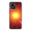 Дизайнерский силиконовый чехол для Realme C30 Солнце